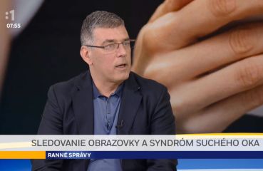 Suché oči: problém modernej doby. MUDr. Ivo Ďurkovič, MPH, v Ranných správach RTVS vysvetľuje, čo za tým stojí