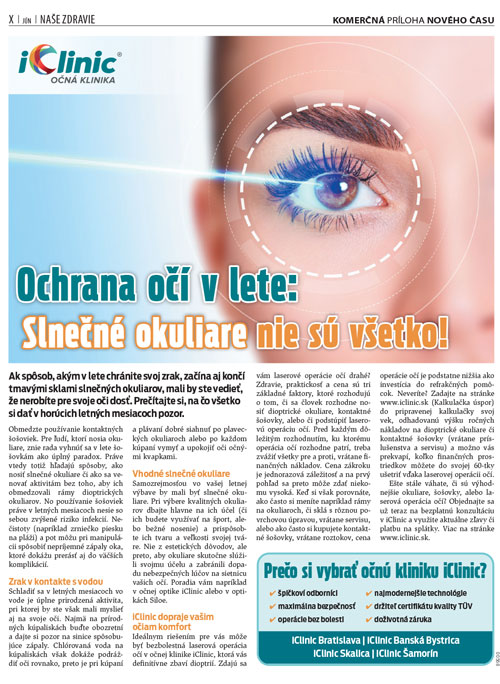 Ochrana očí v lete: Slnečné okuliare nie sú všetko!